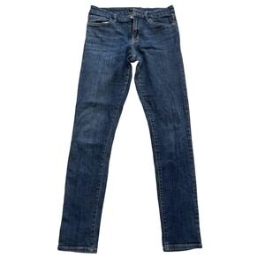 Dear John Jeans Womens 28 Blue Gisele High Waisted Skinny Stretch Denim Mid Wash